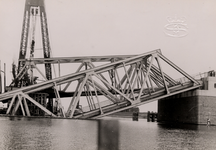 11675 Vlakebrug over het kanaal door Zuid-Beveland. Herstel oorlogsschade