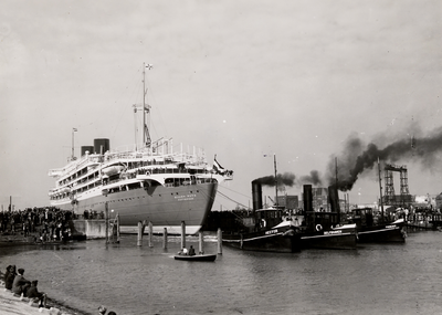 11836 Koninklijke Maatschappij Dee Schelde. Passagiersschip de Willem Ruys, bouwnr.: 214, bouwjaar: 1947. Eigenaar: ...