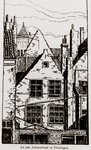 13552 Afbeelding van de Jan Almanstraat, een achterstraatje voor de woningen aan de noordzijde van de Stenenbeer. ...