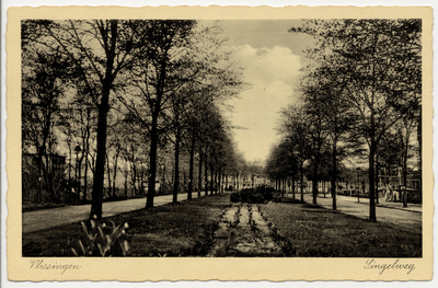 13813 'Vlissingen. Singelweg' De Singel gezien vanaf de Badhuisstraat