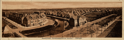 14301 Luchtfoto van Vlissingen. 'Bonedijckestr.-Schuitvaartgracht en Tuindorp - Vlissingen' Vanaf de Rooms Katholieke ...