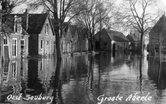 14976 Tweede Wereldoorlog. Grote Abeele na de inundatie van Walcheren in oktober 1944