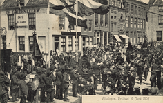 15099 'Vlissingen, Festival 19 Juni 1907' Festival ter gelegenheid van het 30-jarig bestaan van het Vlissings ...