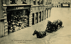 15350 'De Watersnood te Vlissingen (13 Maart 1906)' De Walstraat.