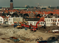 15470 Bouw van het winkelcentrum Scheldeplein. Het voormalige terrein van de Koninklijke Maatschappij de Schelde (KMS) ...