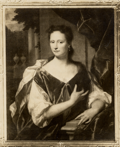 15649 Adriana van Dishoeck, Vrouwe van Domburgh. Ewouts dochter. Vrouw van Ewout van Domburgh. Schilderij gemaakt door ...