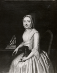 15653 Magdalena Hurgronje- van Citters. Echtgenote van Adriaan Isaac Hurgronje. Geboren in 1737. Schilderij geschilderd ...