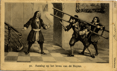 15657 '30. Aanslag op het leven van de Ruyter.'