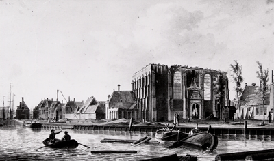 15899 De bouw van de Oostkerk was voltooid in 1654. Op 14 jan. 1749 verbrand. In 1752 besloot de Raad de kerk weer te ...