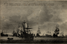 16616 'X. De Engeslche oorlogschepen 'Swiftsure', 'Zevenwolden' en 'Loyal George', veroverd in den vierdaagschen ...