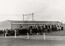 16747 Officiële opening van het nieuwe clubgebouw in Oost-Souburg van de voetbalvereniging R.C.S. door burgemeester Kolff