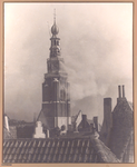16922 De grote brand in de St. Jacobskerk en -toren op 5 sept. 1911.