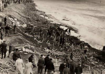 18115 Stormvloedramp van 1 februari 1953. Boulevard Evertsen.
