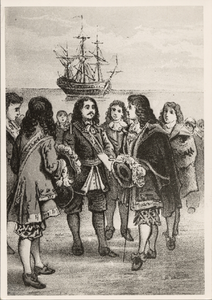 18192 M.A. de Ruyter benoemd tot Vice-Admiraal van Holland. (steendruk)