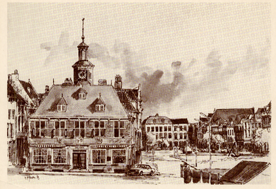18388 'Vlissingen De Beurs' 'In 1635 gebouwd in Hollandse renaissance-stijl Na brand in 1933 grondig gerestaureerd Nu ...