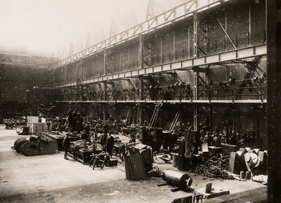 18422 Interieur van een van de machinefabrieken van de Koninklijke Maatschappij de Schelde (KMS) in Vlissingen