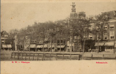 18516 'Vlissingen. Bellamykade.' De Bellamykade aan de Koopmanshaven