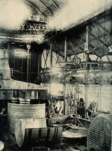 18663 Interieur machinefabriek (1882) van de Koninklijke Maatschappij de Schelde (KMS) in Vlissingen