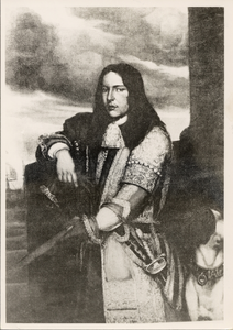 18709 Engel de Ruyter, enige zoon van M.A. de Ruyter (1649-1683). Reproduktie van een schilderij van Jan Andries ...
