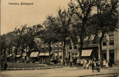 19028 'Vlissingen, Bellamypark' Bellamypark oostzijde tussen Nieuwstraat en Nieuwendijk