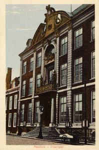 19079 'Raadhuis - Vlissingen' Stadhuis op de Houtkade (Van Dishoeckhuis).