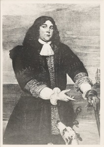 19373 Jan van Gelder, stiefzoon van M.A. de Ruyter Geb. 1647, gesneuveld in 1673 bij Kijkduin. Foto reproduktie naar ...