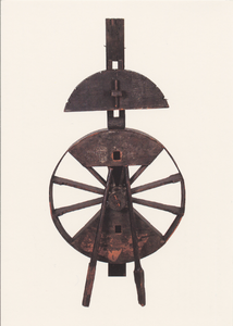 19563 'Het wiel van Michiel de Ruyter' circa 1615 Als kind zou Michiel de Ruyter gewerkt hebben in de touwslagerij ...