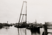 19981 De stationsbrug van Middelburg (tante Betje) gebouwd door de Koninklijke Maatschappij de Schelde (KMS) in ...