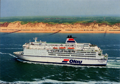 20043 'Olau Britannia' Lengte 161 meter breedte 29 meter 33.336 BRZ Capaciteit 1600 Passagiers (1642 bedden) 575 ...