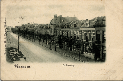 20203 'Vlissingen. Badhuisweg' gezien in de richting van het Betje Wolffplein