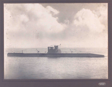 22538 Onderzeeboot O 9. Bouwnr. 177. Bouwjaar 1926. Eigenaar Kon. Ned. Marine. Gesloopt in 1946.