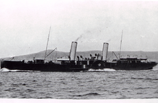 22733 Stoomvaartmij. Zeeland. De raderboot 'Prins Hendrik II' in volle zee.