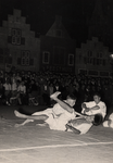 23710 Judo demonstratie (wedstrijden) op de Grote Markt tijdens de feestweek. Officieel geopend op 15 augustus 1952 en ...