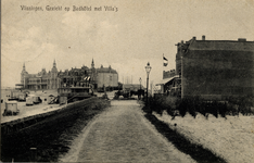 24053 'Vlissingen, Gezicht op Badhôtel met Villa's'. Boulevard Bankert met op de achtergrond Boulevard Evertsen met het ...