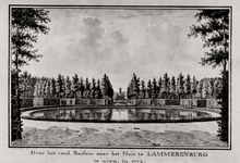 24492 Over het rond Bassein naar het huis te Lammerenburg te zien, in 1772.