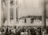 24535 Het vierde Zeeuwse Muziekfeest, in het koor van de Grote kerk te Goes