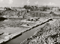 24711 De opgegraven funderingen van het Kasteel Aldegonde in West-Souburg. De voorzijde