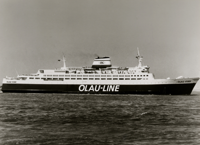 28361 Op 16 maart 1975 start de Olau Line met de dagelijkse veerdienst Vlissingen-Sheerness vv., de schepen zijn 'Olau ...