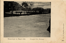 29318 'Watervloed 12 maart 1906. Droogdok W.Z., Vlissingen'