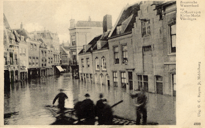 29322 'Zeeuwsche Watervloed op 12 Maart 1906 Kleine Markt Vlissingen'