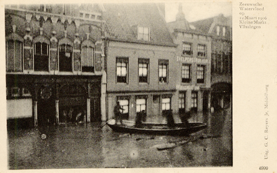 29330 'Zeeuwsche Watervloed op 12 Maart 1906 Kleine Markt Vlissingen'