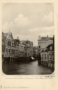 29331 'Zeeuwsche Watervloed op 12 Maart 1906 Kleine Markt, Vlissingen'
