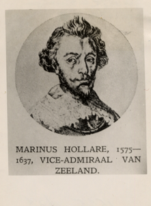 32324 Marinus Hollare, Vice Admiraal van Zeeland. Geboren in 1575 te Vlissingen, overleden op 10 febr. 1637