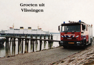 34737 Groeten uit Vlissingen Veerboot Vlissingen - Breskens Stadsgewestelijke Jeugdbrandweer Post Vlissingen, Van ...