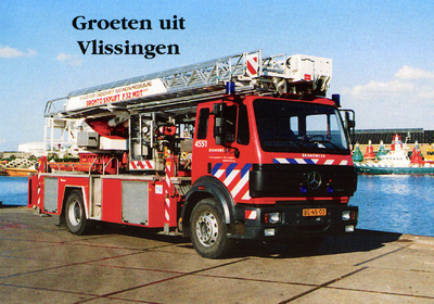 34740 Groeten uit Vlissingen Binnenhaven Stadsgewestelijke Jeugdbrandweer Post Vlissingen, Van Dishoeckstraat 131, 4381 ...