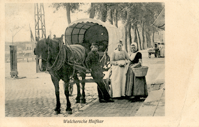 34790 Walchersche Huifkar Boerenhuifkar op de Nieuwendijk