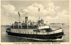 35101 Vlissingen-Breskens Motor-Veerboot Koningin Wilhelmina Veerboot Provinciale Stoombootdiensten in Zeeland, in ...