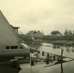 35652 Tweede Wereldoorlog. Inundatie van Walcheren na het bombarderen van de dijken in oktober 1944 door de ...