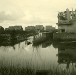 35654 Tweede Wereldoorlog. Inundatie van Walcheren na het bombarderen van de dijken in oktober 1944 door de ...