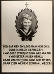 39261 Tweede Wereldoorlog. Gustaaf Timmerman, oud 10 jaar. Om het leven gekomen bij een bombardement op Vlissingen (het ...